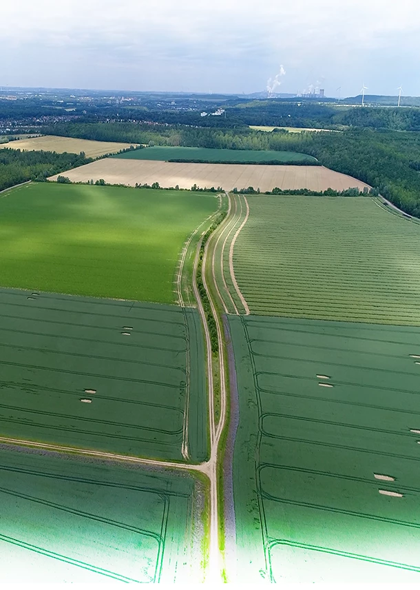 Marienfeld Luftaufnahme